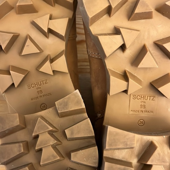 SCHUTZ  Xayane Combat Boots in Hazel Size 9 - Picture 11 of 12